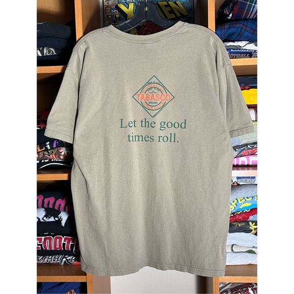 Vintage Y2K Tabasco Let The Good Times Roll Tee - Picture 3 of 5